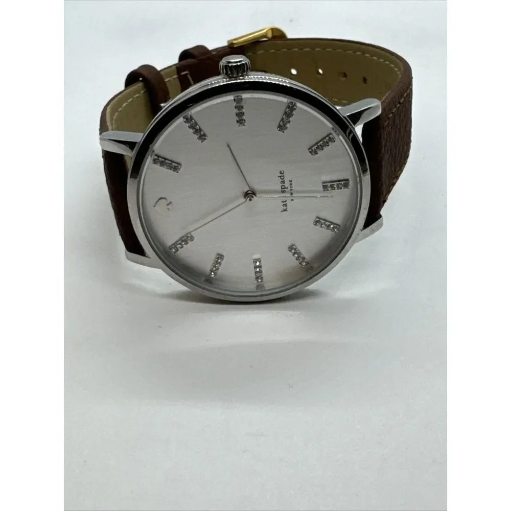 Kate Spade New York 0095 Women's Brown Leather Analog Dial Quartz Watch JNA279